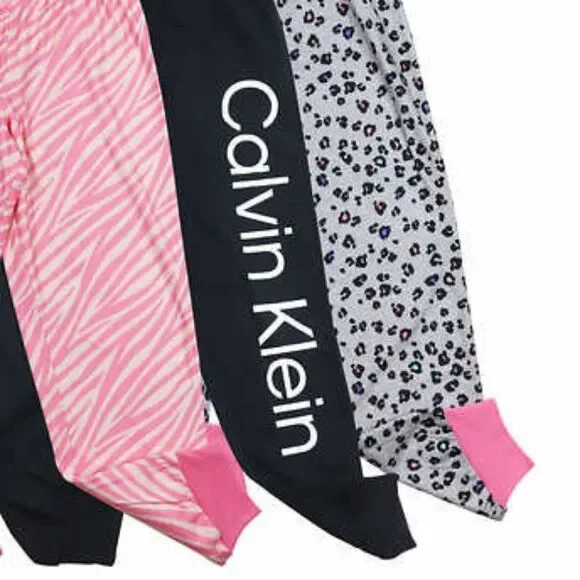 Calvin Klein 3-pack Sleep Pant, Pink - Picture 2 of 5